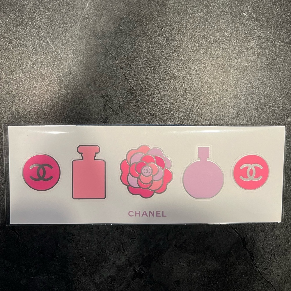 Chanel Pink Purple Event Stickers Decor